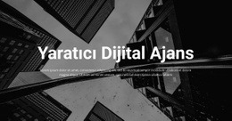 Yaratıcı Dijital Ajans - Web Sitesi Tasarımı Ilhamı