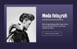 Ünlü Moda Fotoğrafçılığı - Premium WordPress Teması