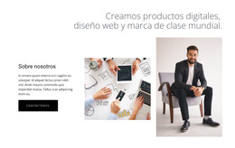 Productos Digitales Y Diseño Web: Plantilla HTML Adaptable