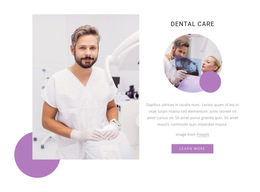 Luxury Dental Care - One Page Template