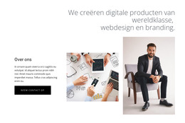 Digitale Producten En Webdesign - Responsieve HTML-Sjabloon