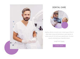 Luxury Dental Care - Page Theme