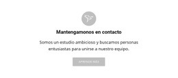 Permanezcamos En Contacto - Diseñado Profesionalmente