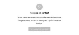 Restons En Contact – Conçu Par Des Professionnels