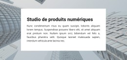 Studio De Produits Numériques Modèle CSS À Télécharger Gratuitement