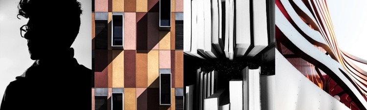 Galerie à l'architecture moderne Modèle d'une page