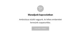 Maradjunk Érintésben – Reszponzív HTML5-Sablon