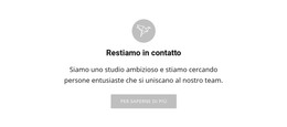 Restiamo In Contatto - Modello HTML5 Reattivo