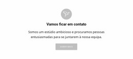Modelo HTML5 Multifuncional Para Vamos Ficar Em Contato