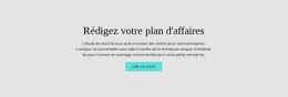 Créateur De Site Web Pour Texte Sur Le Plan D'Affaires