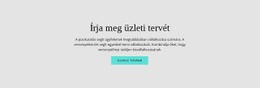HTML-Terv Ehhez: Szöveg Az Üzleti Tervről