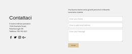 Informazioni Di Contatto E Modulo Di Contatto #Website-Templates-It-Seo-One-Item-Suffix