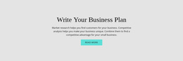 Most Creative Joomla Template For Text About Business Plan