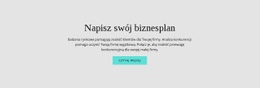 Tekst O Biznesplanie - Responsywny Szablon HTML5