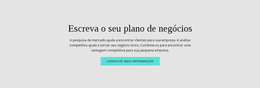 Texto Sobre Plano De Negócios Tema WordPress