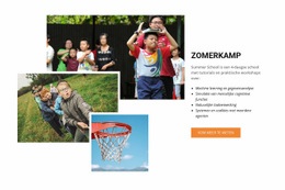 Gratis CSS-Indeling Voor Zomerkamp In Spanje