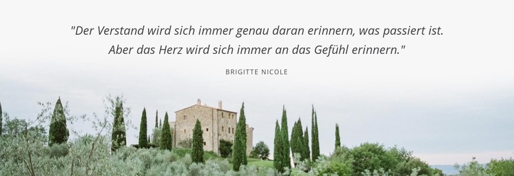 Über Hochzeit und Landschaft Website Builder-Vorlagen