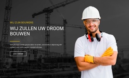 Bouw Je Eigen Droomhuis - Responsieve HTML5-Sjabloon