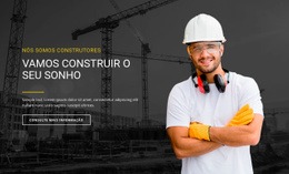 Construa Sua Própria Casa De Sonho - Maquete De Wireframes