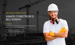 Construa Sua Própria Casa De Sonho - Modelo HTML5, Responsivo, Gratuito