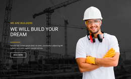 Build Your Own Dream House - Landing Page Template