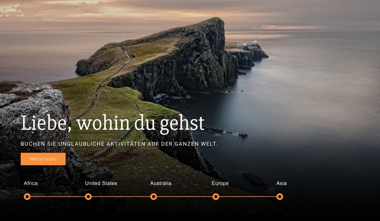 Du bist eine Reise CSS-Vorlage