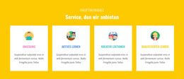 HTML-Landingpage Für Eigenschaften Unser Service Bieten