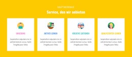 Eigenschaften Unser Service Bieten - Build HTML Website