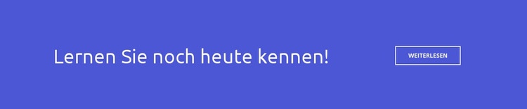 Button Lernen Sie noch heute kennen Landing Page