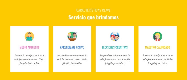 Características que brinda nuestro servicio Creador de sitios web HTML