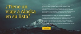 Viaje A Alaska - Maqueta De Sitio Web Profesional
