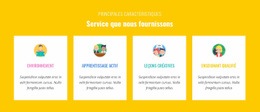 Caractéristiques Que Notre Service Fournit - Build HTML Website