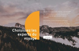 Experts En Voyages - Meilleure Maquette De Site Web