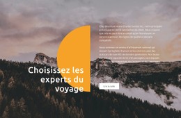 Experts En Voyages Modèle CSS Réactif