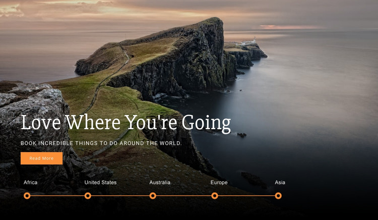 Youre Travel Homepage Design