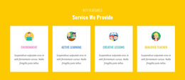 Features Our Service Provide - Free Landing Page, Template HTML5