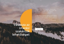 Bootstrap HTML A Következőhöz: Utazási Szakértők