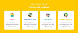 Destinazione HTML Per Caratteristiche Che Il Nostro Servizio Fornisce