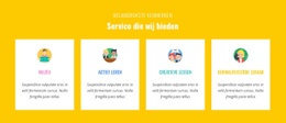 Functies Die Onze Service Biedt - Inspiratie Voor Website-Ontwerp