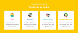Functies Die Onze Service Biedt - Sjabloon Voor Zakelijke Premiumwebsites