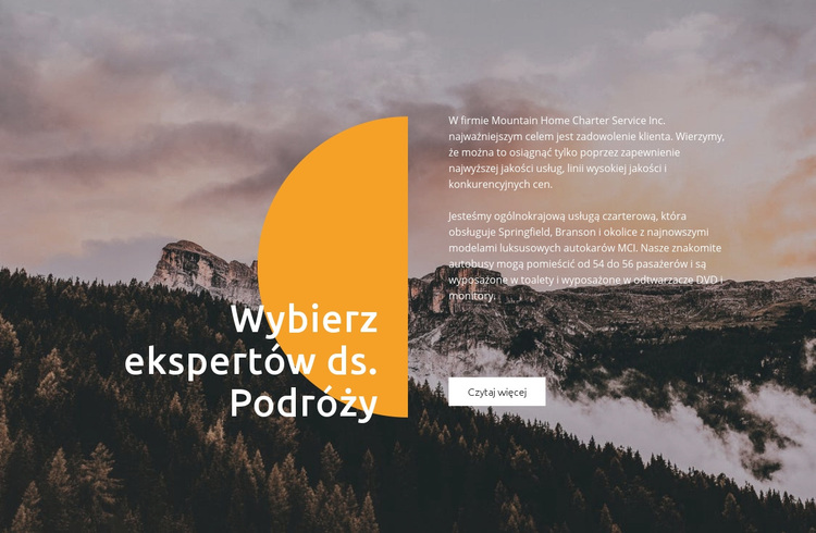 Eksperci od podróży Motyw WordPress