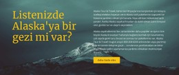 Alaska Gezisi Için Ücretsiz HTML5