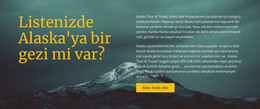 Alaska Gezisi - HTML Şablonu Indirme