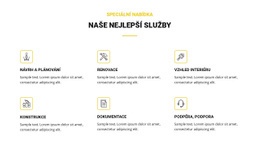 Naše Nejlepší Služby - Plně Responzivní Šablona