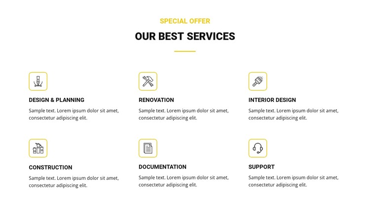 Our Best Services CSS Template