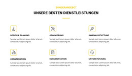 Unser Bester Service - Vollständig Responsive Vorlage