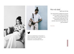 Exklusive Kleidung - Anpassbare Vorlage