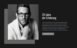 Premium-WordPress-Theme Für 25 Jahre Erfahrung