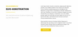 Elvo Bau - Zielseite Mit Hoher Konvertierungsrate