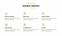 Our Best Services Landing Pages